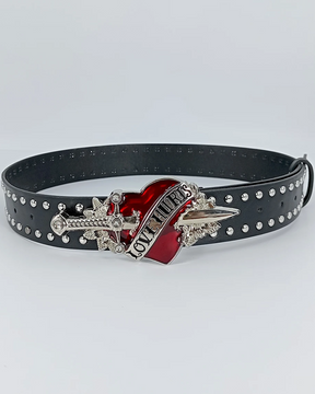 Ceinture cloutée rock