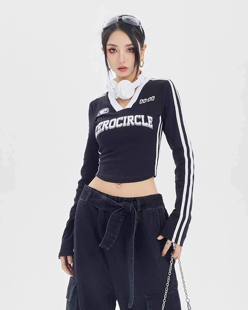 Crop top manches longues | Y2K Plug Crop top manches longues | Y2K Plug
