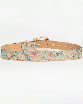Ceinture western fleurie