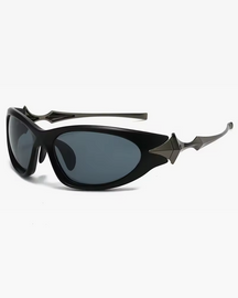 Lunettes de soleil futuristes Y2K
