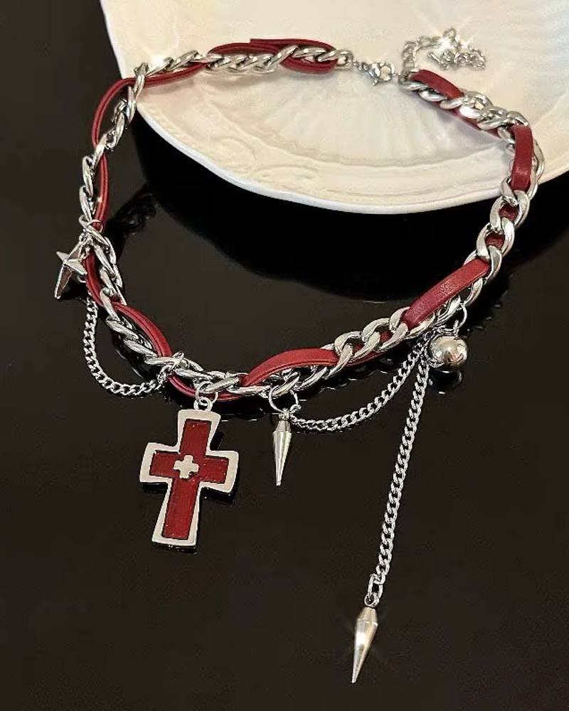 Choker avec croix