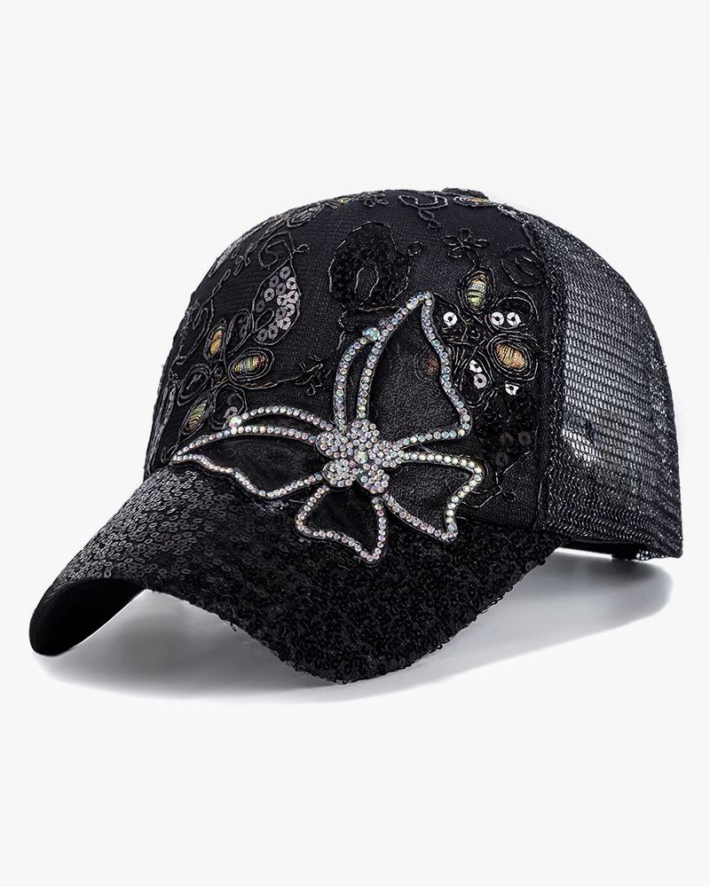 Casquette femme avec strass