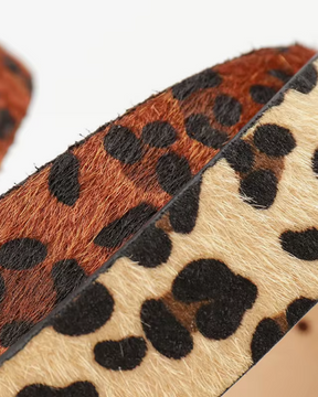 Ceinture léopard vegan