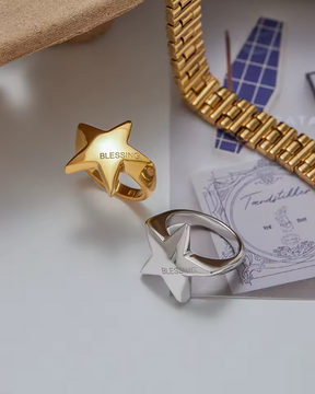 Bague en forme d'étoile