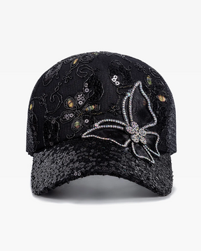 Casquette femme avec strass