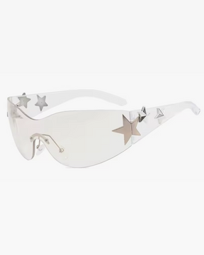 Lunettes de soleil étoile Y2K
