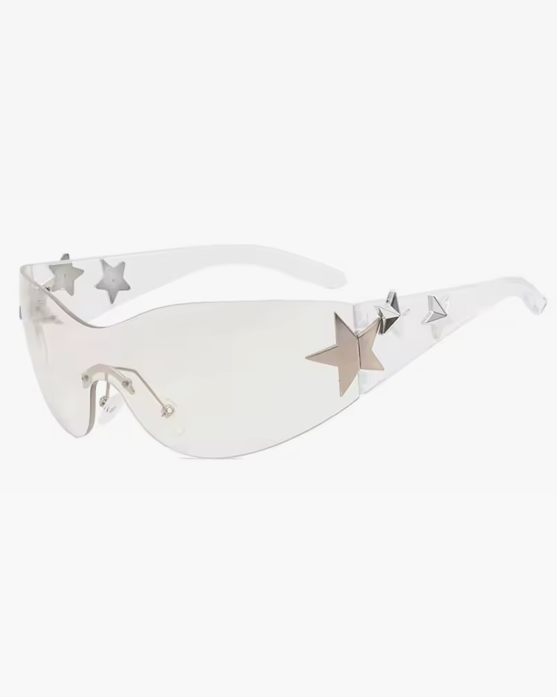 Lunettes de soleil étoile Y2K