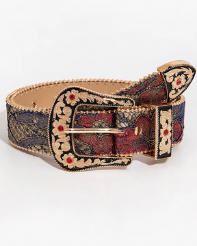 Ceinture western fleur