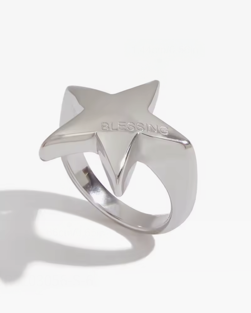 Bague en forme d'étoile