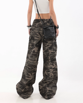 Jean camouflage femme