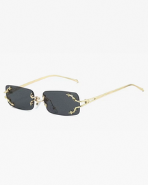 Lunettes de soleil sans bord Y2K