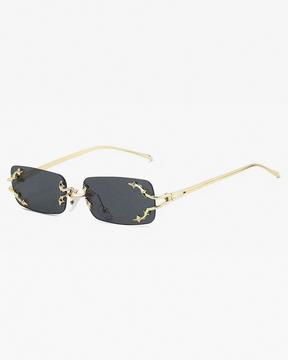 Lunettes de soleil sans bord Y2K