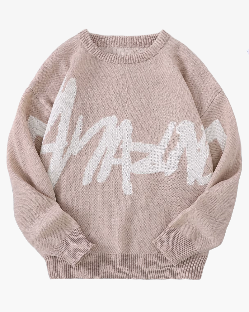 Pull laine streetwear