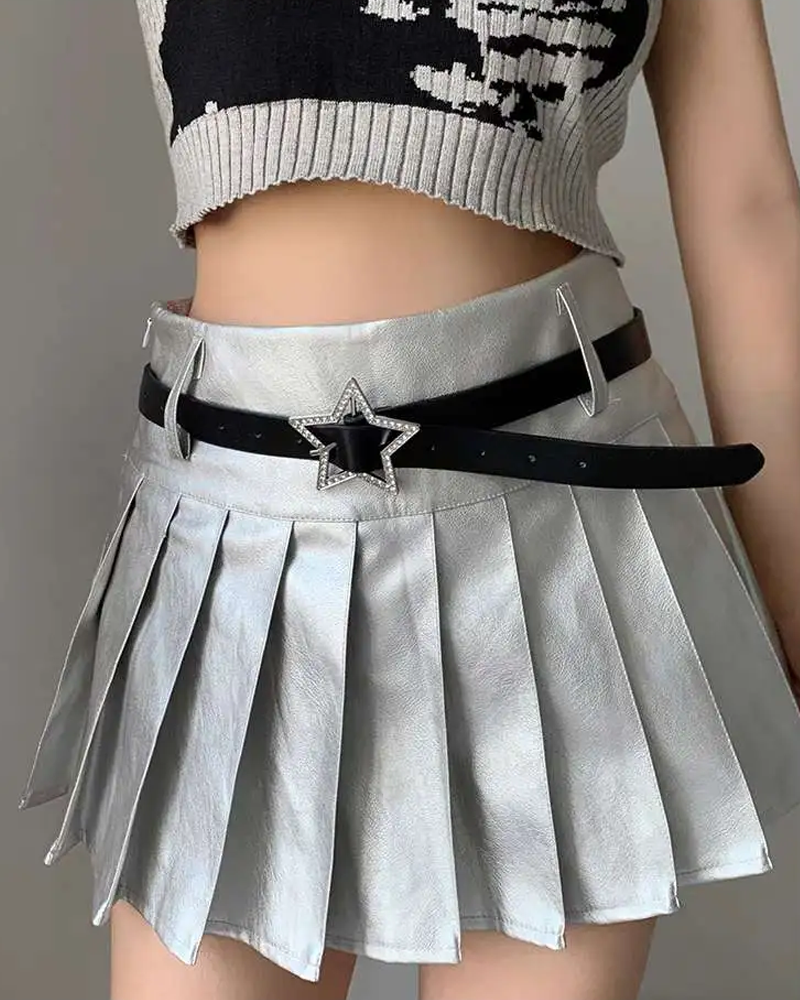 Ceinture Femme Vintage En Tissu Noir - Taille M - Occasion Très Bon état
