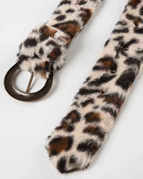 Ceinture en fourrure Y2K