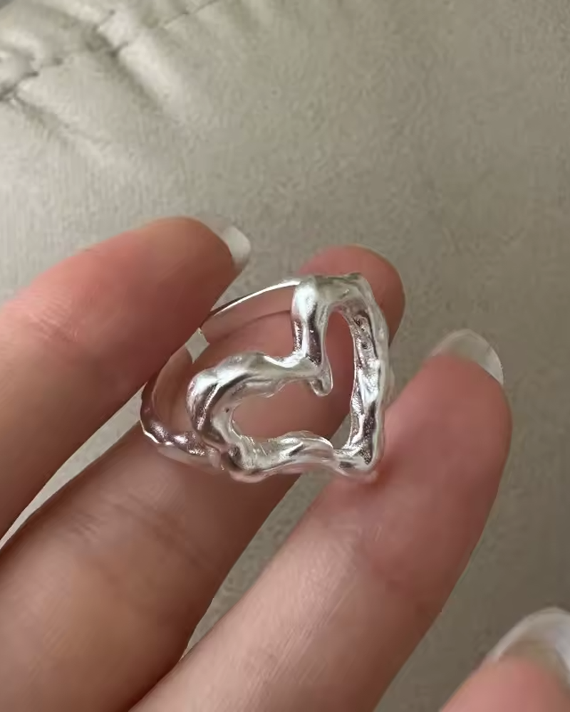 Bague en coeur