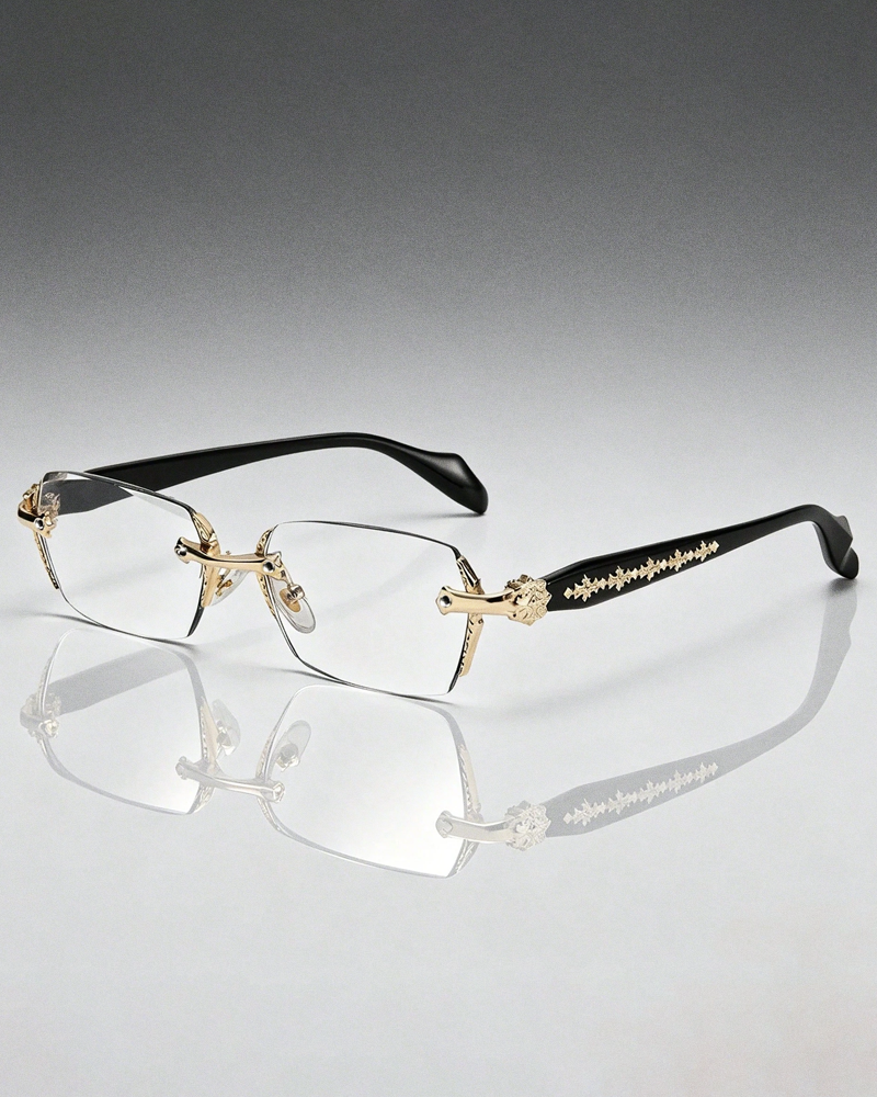 Lunette de soleil sans bord Y2K