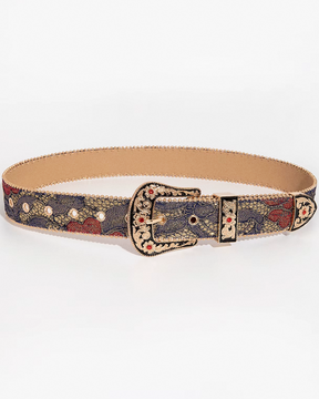 Ceinture western fleur