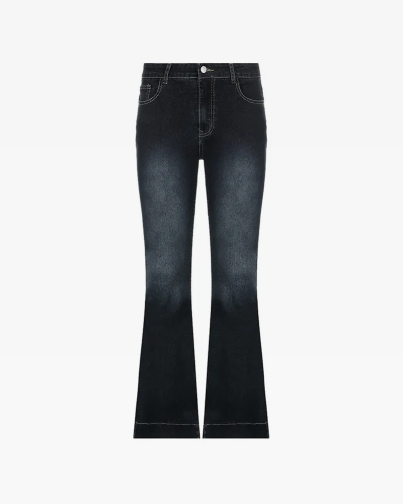 Jeans évasé femme