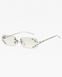 Lunettes de soleil sans bord Y2K