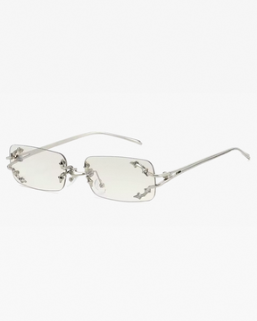 Lunettes de soleil sans bord Y2K