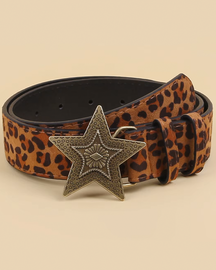 Ceinture imprimé léopard