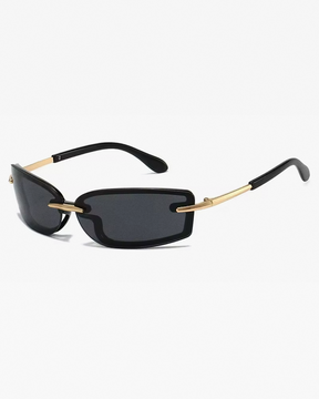 Lunettes de soleil sans monture femme Y2K