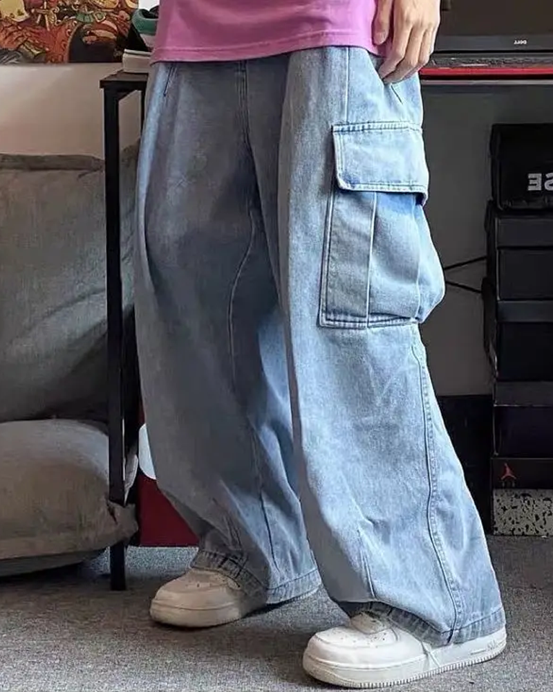 Jean cargo baggy