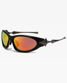 Lunettes de soleil futuristes Y2K