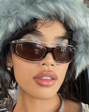 Lunettes de soleil enveloppantes Y2K