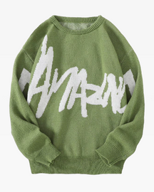 Pull laine streetwear