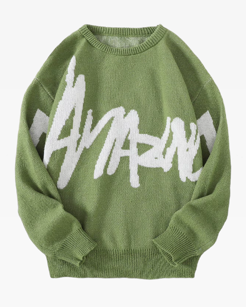 Pull laine streetwear