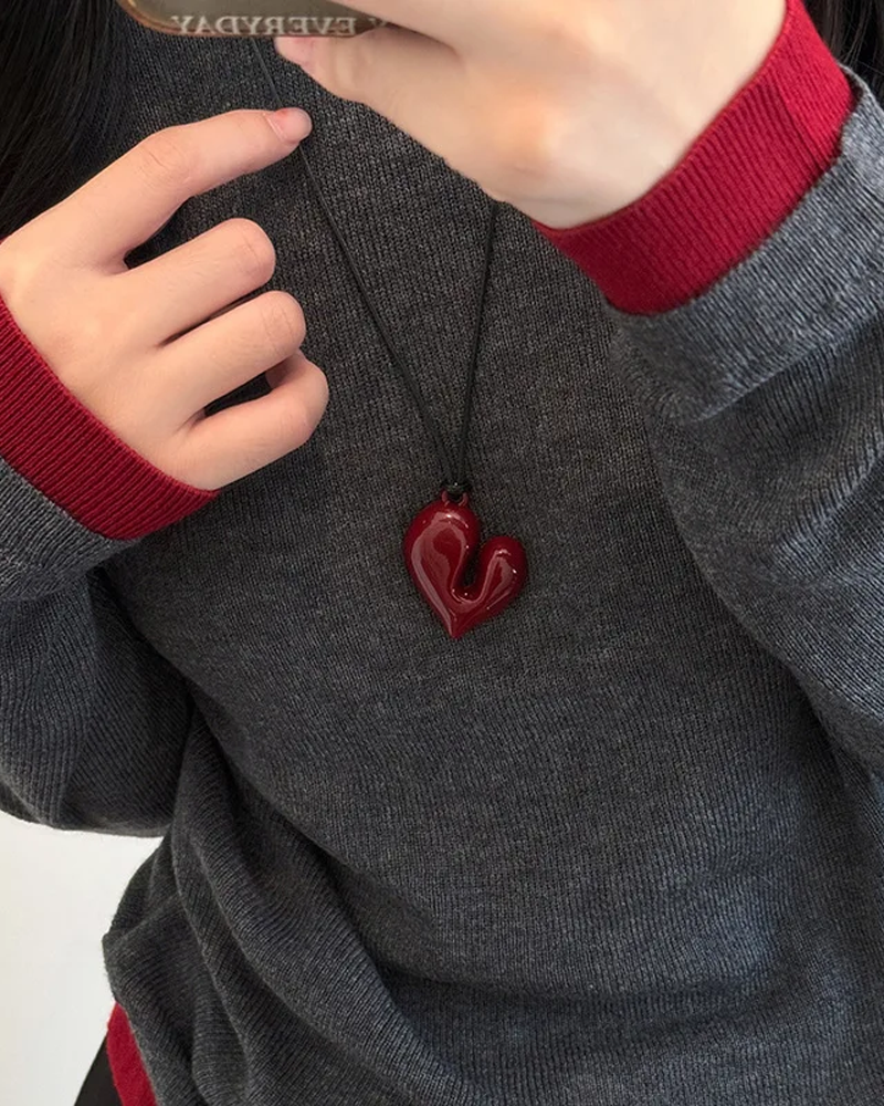 Collier coeur design
