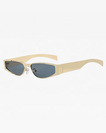 Lunettes de soleil rectangulaires fines