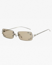 Lunettes de soleil sans bord Y2K