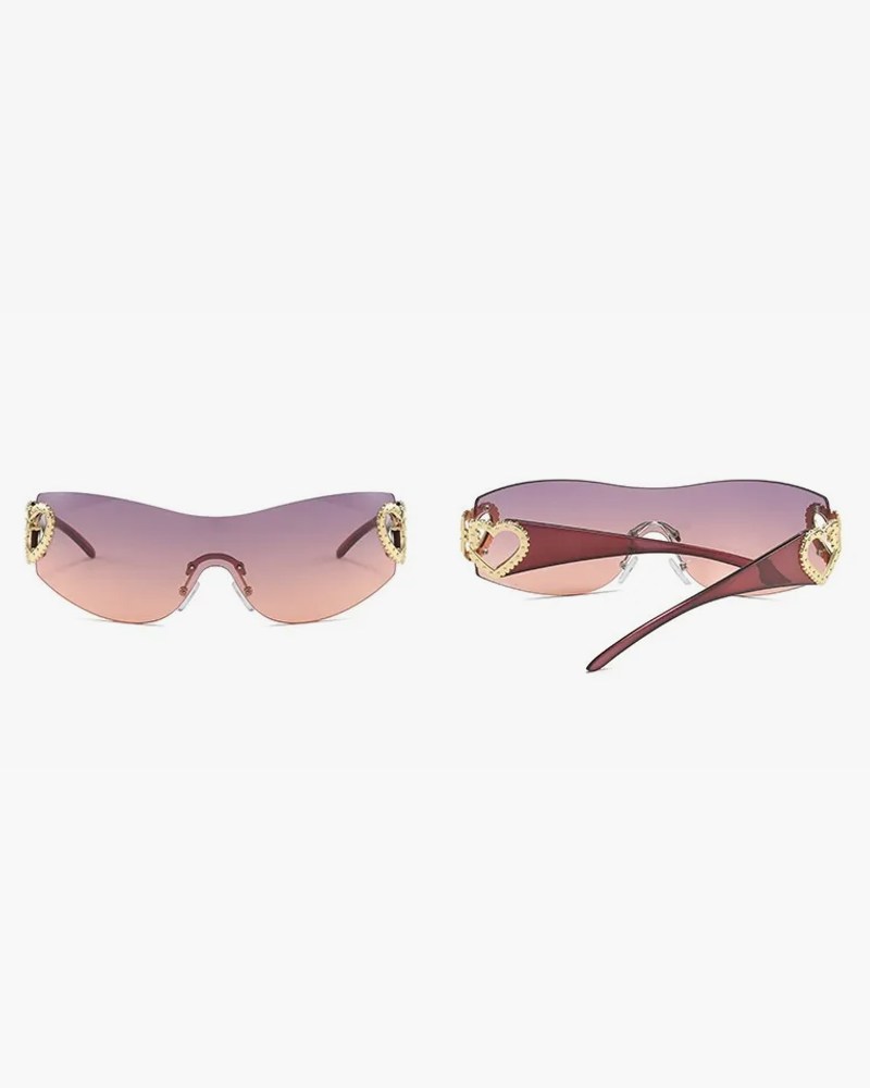 Lunette de soleil femme sans monture