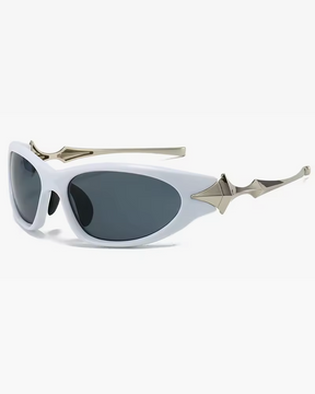 Lunettes de soleil futuristes Y2K