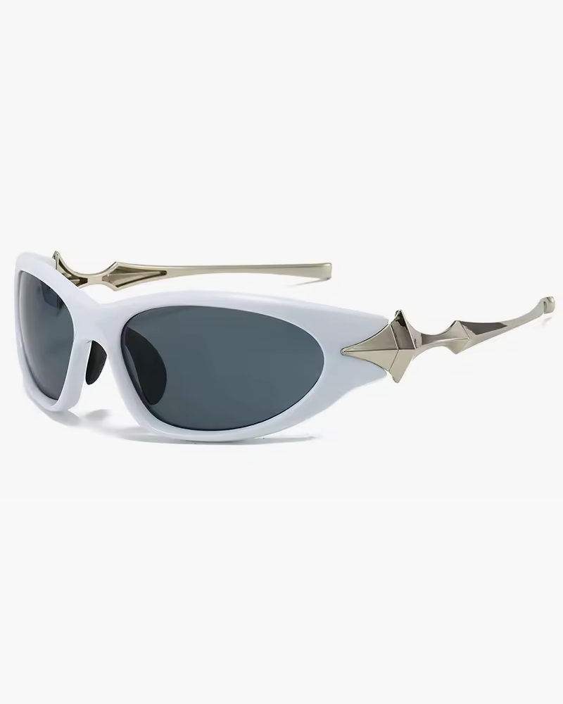 Lunettes de soleil futuristes Y2K