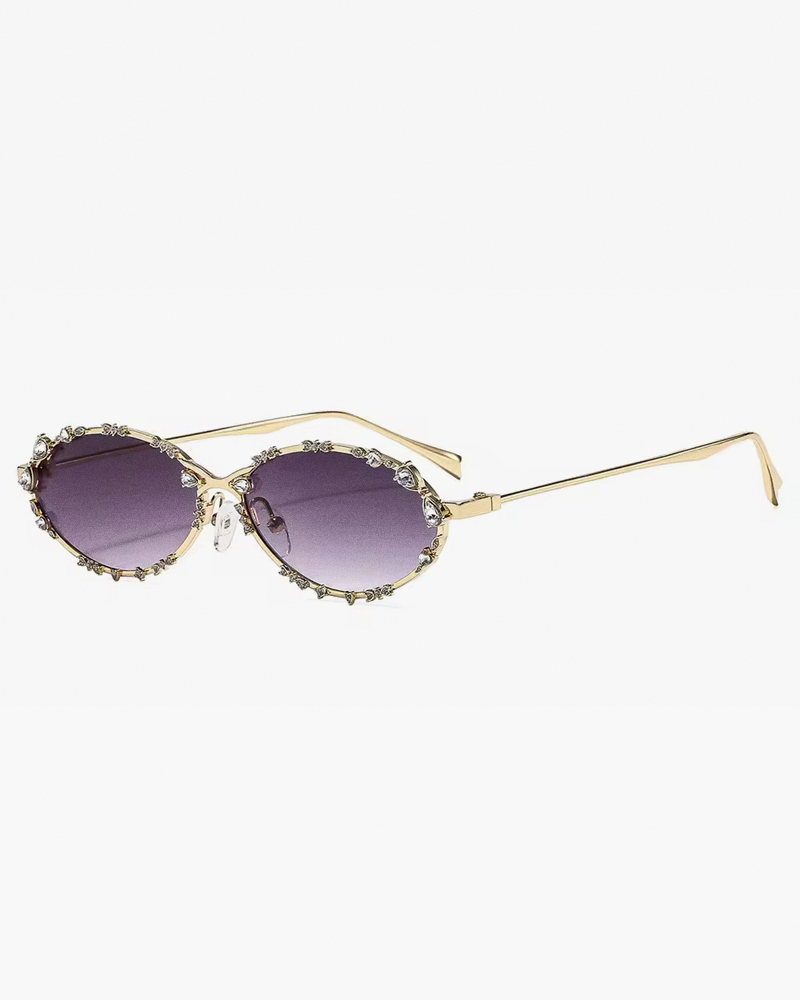 Lunettes de soleil strass