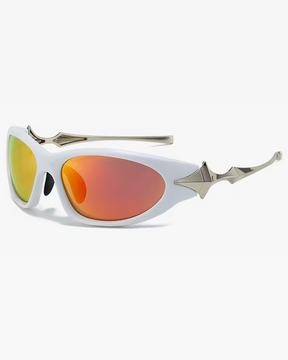 Lunettes de soleil futuristes Y2K