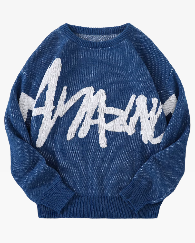 Pull laine streetwear