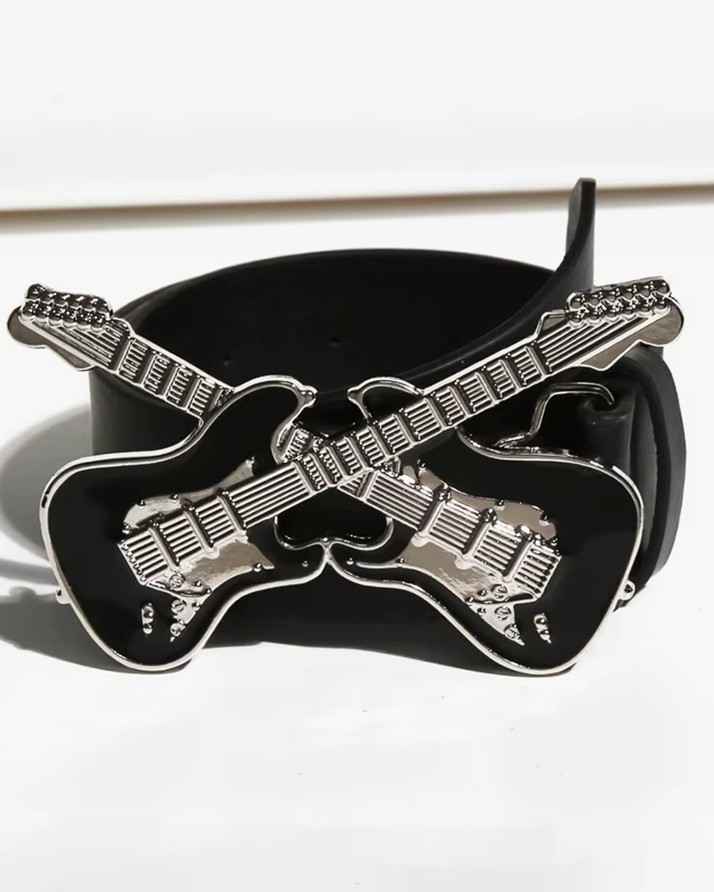 Ceinture boucle guitare