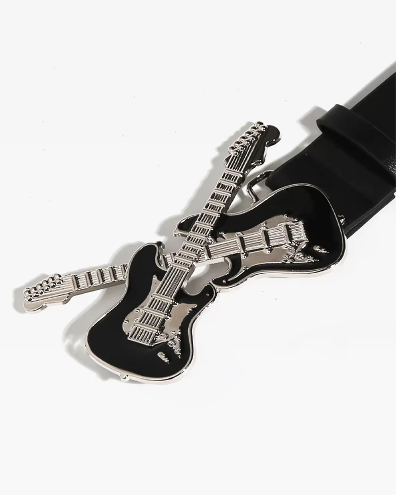 Ceinture boucle guitare