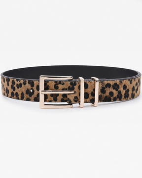Ceinture motif leopard